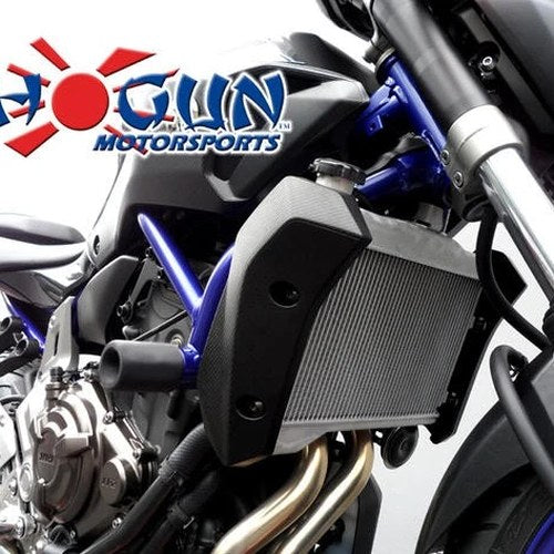 Shogun No-Cut Frame Sliders Black #750-6419 for Yamaha FZ-07/MT-07/XSR700