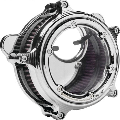 Performance Machine Vision Series Air Cleaner Chrome #0206-2156-CH