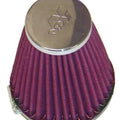 K&N Universal Air Filter RC-1920 Round Tapered 4" Chrome