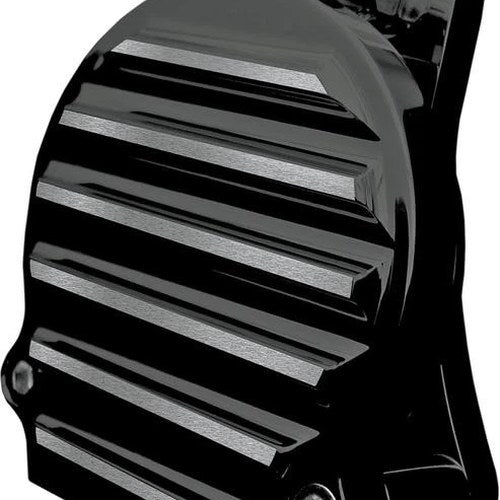 Covingtons Finned Billet Aluminum Horn Black #C1140-B Harley Davidson