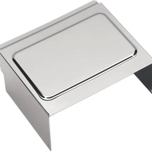 DS Battery Side Cover Raised for Agm Batteries Chrome Harley Davidson