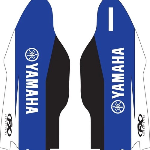 Factory Effex Lower Fork Guard Graphics Blue #17-40202 Yamaha YZ85/YZ80
