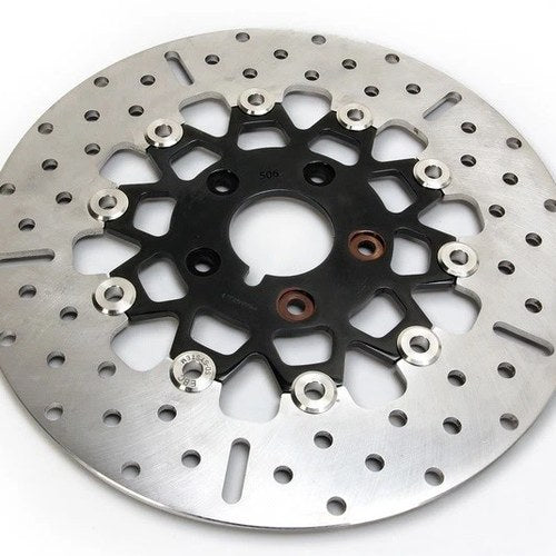 Ebc 10-Button Floating Round Wide Band Brake Rotor Black #FSD022BLK