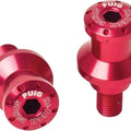 Puig Hi-Tech Swingarm Spools 10mm Red