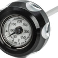 HardDrive Oil Dipstick with Temp Gauge Black/White for Harley M8 Touring