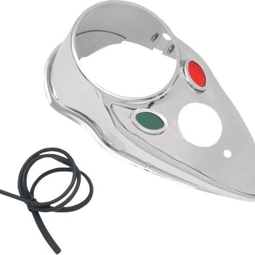 DS Cat Eye Dash Cover Chrome