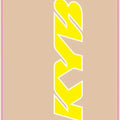 Dcor Upper Fork Decals Kyb Yellow