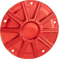 Arlen Ness 10-Gauge Derby Cover Red #700-022 Harley Davidson