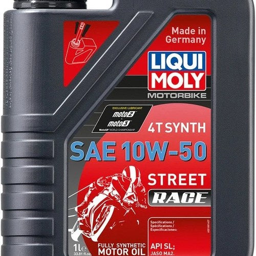 Liqui Moly Street Race Motor Oil 4T Synth 1 Liter 10W-50