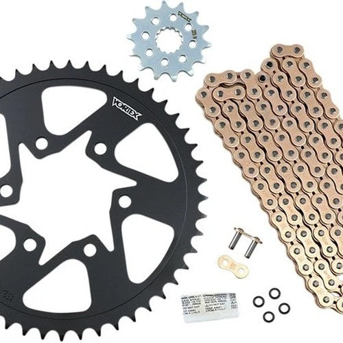 Vortex Hfrs Hyper Fast Chain & Sprocket Kit with Steel Rear 14/48T Gold CKG6392