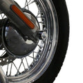 Accutronix Elite Axle Caps Chrome Front 1" #TAC101-EC Harley Davidson