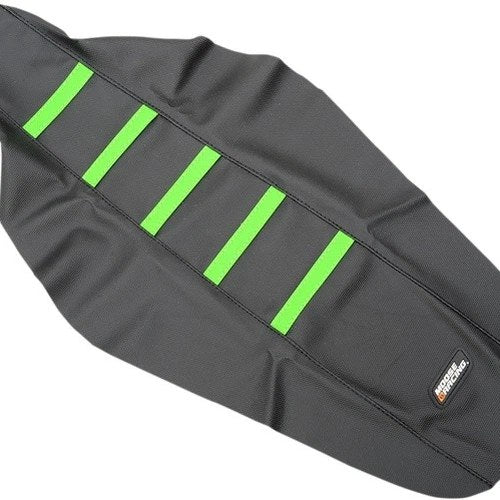 Moose Ribbed Seat Cover Black/Green fits Kawasaki KX450F 2016-2017