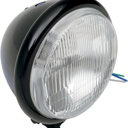 DS 5.75" Headlight Assembly With Bottom Mount Black