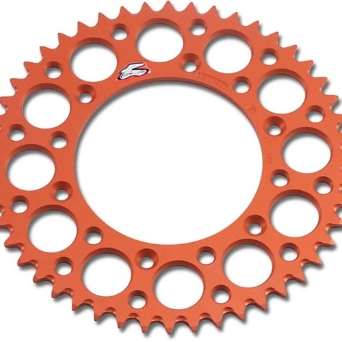 Renthal Aluminum Rear Sprocket 48T Orange #224U-520-48GPOR Husqvarna/KTM