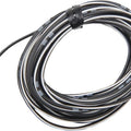 Shindy 14A Motorcycle Wiring 13 ft. Spool Black with White Tracer
