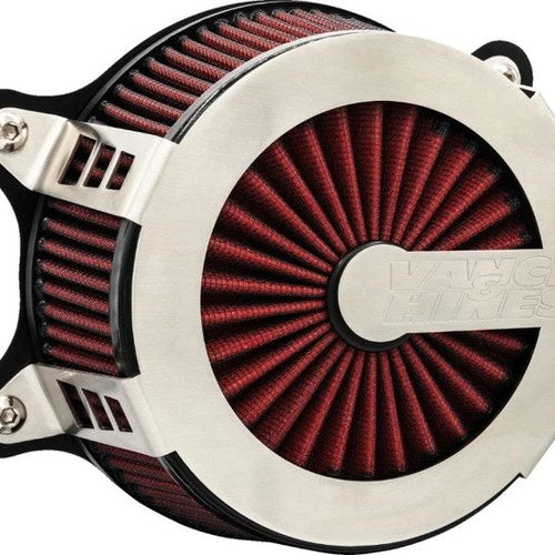 Vance & Hines VO2 Cage Fighter Air Cleaner Brushed #71106 Harley Davidson