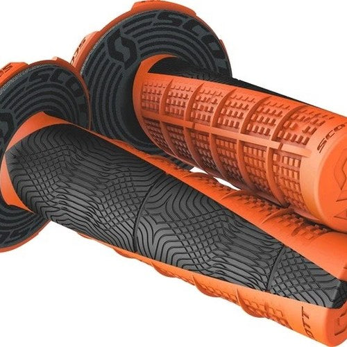 Scott Usa Deuce Half Waffle Grips Orange/Black