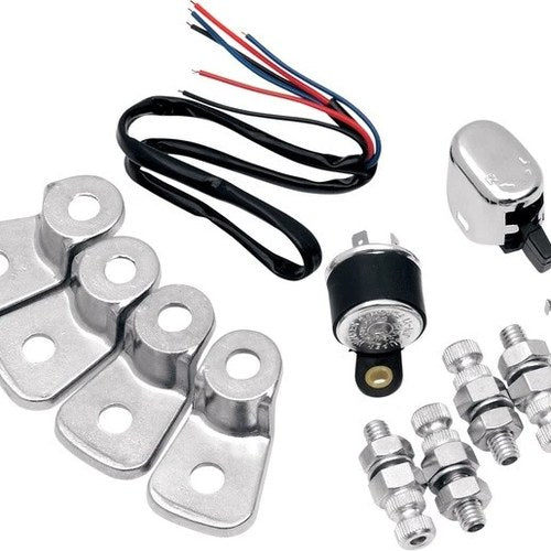 K&S Turn Signal Wiring Kit With Mount Brackets 12V