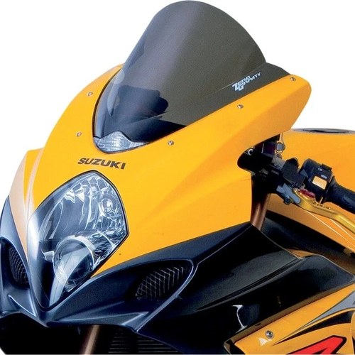 Zero Gravity Double Bubble Windscreen Smoke 16-111-02 for Suzuki GSXR1000 07-08