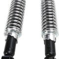 Emgo Shorty Shocks with Clevis Mount without Shrouds Black/Chrome