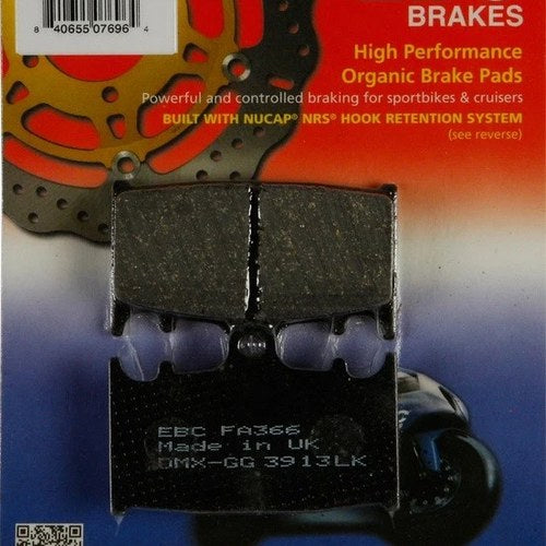 Ebc Organic Brake Pads Rear #FA366 fits Suzuki