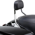 Cobra Detachable Short Round Backrest Chrome 602-2200 Harley Davidson