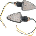K&S LED Mini-Stalk Triangle Marker Light Set Black Clear