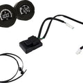 Koso D2 LCD Add-on Fuel Level/Engine Temp Gauges Black #BA080051 Harley Davidson