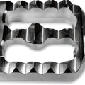 Joker Machine Brake Pedal Cover 2" x 2.5" Clear Harley Davidson Softail/Dyna