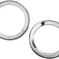 DS Instrument Gauge Bezels 3 5/8" Chrome Harley Davidson Electra Glide 1996-1999
