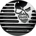 Covingtons Derby Cover Machine Head Diamond Edge Black #C1074-D Harley Davidson