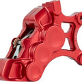 Arlen Ness Six-Piston Diff. Bore Caliper for 14" Rotor Front Right Red #02-205
