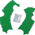 Athena Rubber Frame Guard Pads Green for Kawasaki KX250F 4-Stroke/KX250 4-Stroke