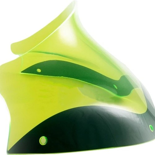 Klock Werks Ice Kolor Flare Windshield 8" Green Harley Davidson Road Glide