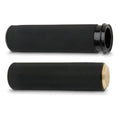 Arlen Ness Knurled Fusion Grips Brass #07-334 Harley Davidson