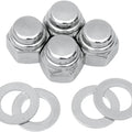 Colony Capped Rocker Shaft End Nut Kit Chrome #8400-8 Harley Davidson