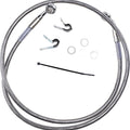 DS Braided Brake Line Kit Front +4" Harley Davidson Sportster 883/1200 #143700