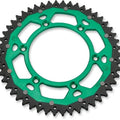 Moose Dual Ring Rear Sprocket 51T Green fits Kawasaki/Suzuki