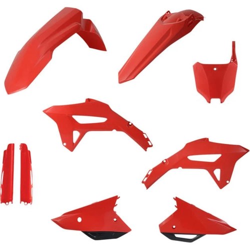 Acerbis Full Plastics Kit Red 2858920227 for Honda Crf 450/CRF 250