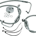 DS Braided Brake Line Kit Front Harley Davidson FLHR/FLHRCI/FLTR #142868