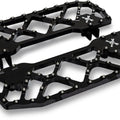 Burly MX Evolution Driver Floorboards Black #B13-1053B Harley Davidson