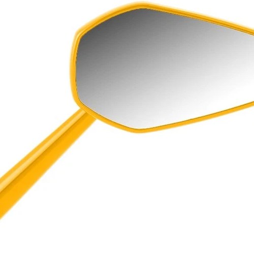 Arlen Ness Mini Stocker Mirror Gold Right