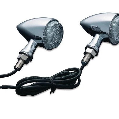 Kuryakyn Torpedo LED Front Turn Signals Chrome