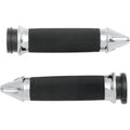 Avon Custom Contour Spike Grips Chrome #CC-85-CH-SPK-FL Harley Davidson