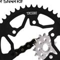 Vortex V3 Gfrs Chain & Sprocket Kit with Steel Rear Black 14/42T 520SX3-106
