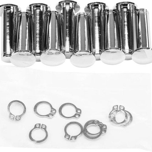 HardDrive Brake Lever Pins with Clips Chrome #051209 Harley Davidson