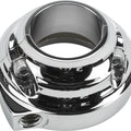 HardDrive Billet Throttle Clamp Single Cable Screw-In Type Chrome
