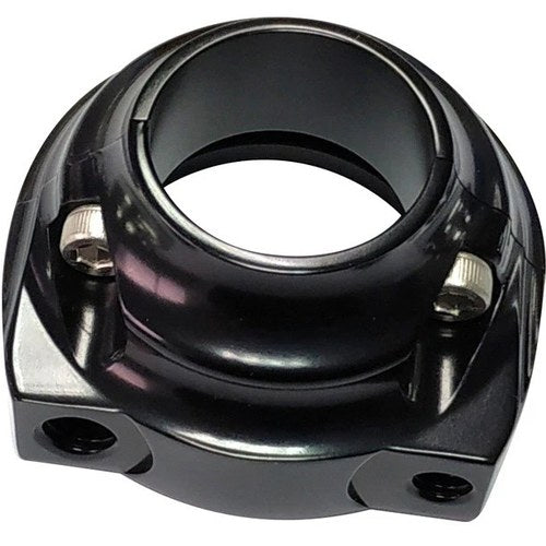 HardDrive Billet Throttle Clamp Double Cable Screw-In Type Black