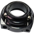 HardDrive Billet Throttle Clamp Double Cable Screw-In Type Black