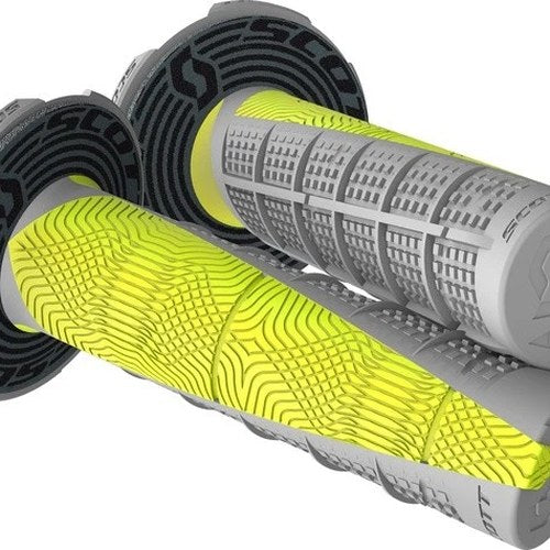 Scott Usa Deuce Half Waffle Grips Gray/Yellow